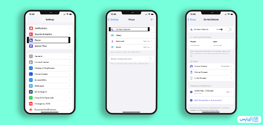 Not showing notifications on iPhone + Do Not Disturb Settings