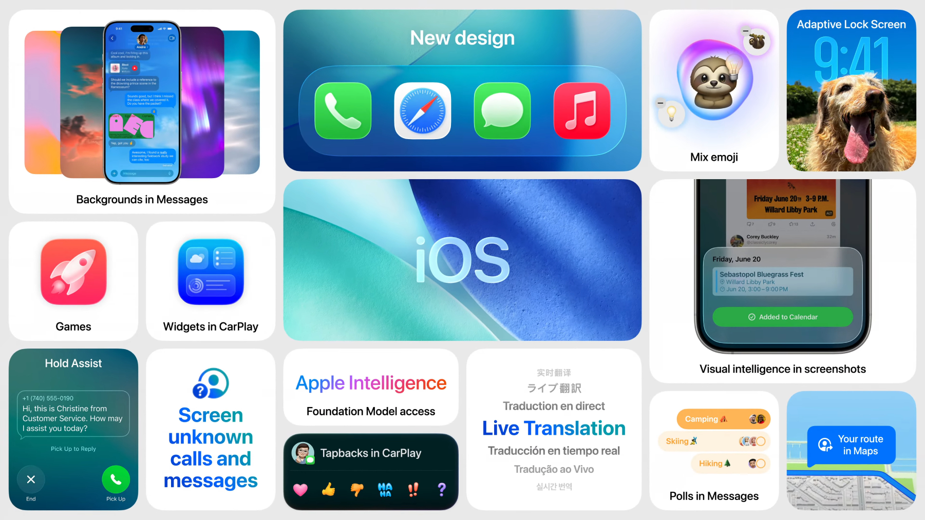معرفی iOS 26 در کنفرانس اپل در WWDC2025