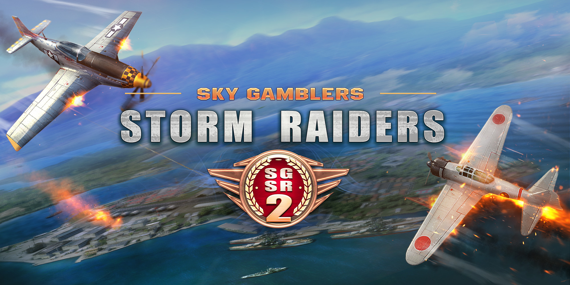بازی هواپیمایی آیفون Storm Raiders 2