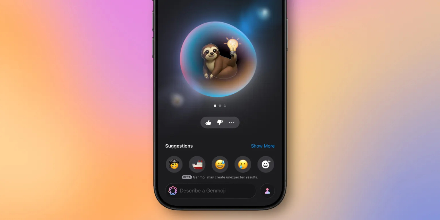 هوش مصنوعی اپل در iOS 26 و ساخت شکلک‌‌های ترکیبی