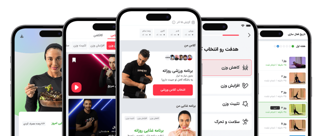 رژیم و ورزش با اپتیت