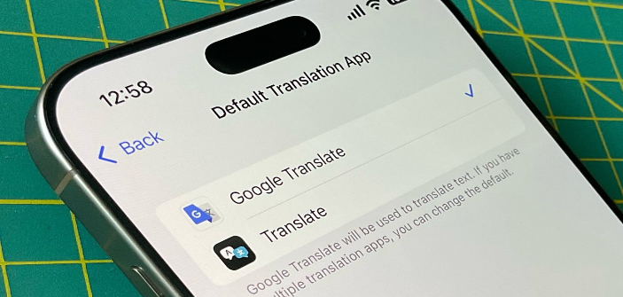 چطور Google Translate را جایگزین مترجم اپل کنیم؟