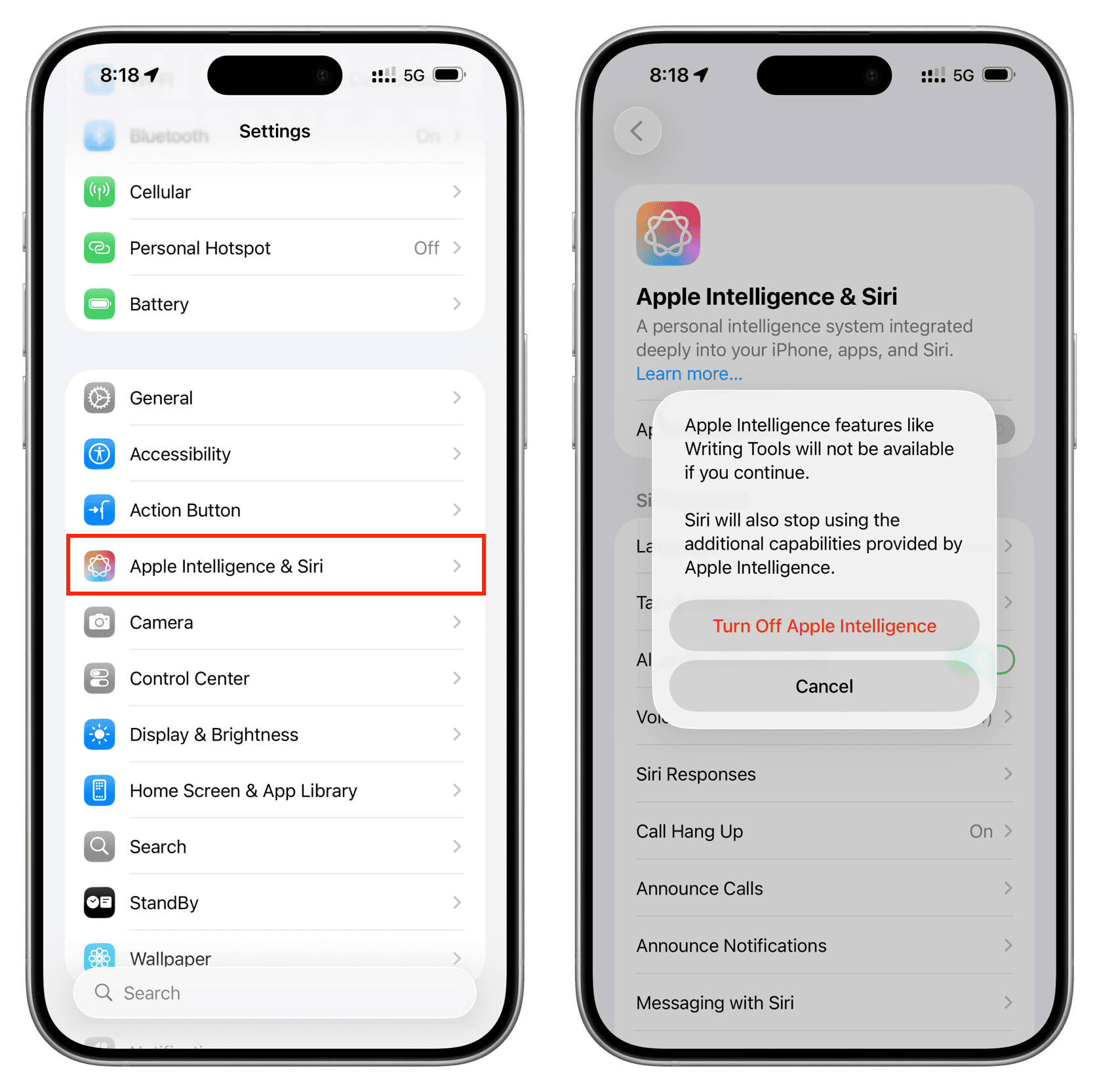 رفع کندی iOS 26 با خاموش کردن هوش مصنوعی اپل