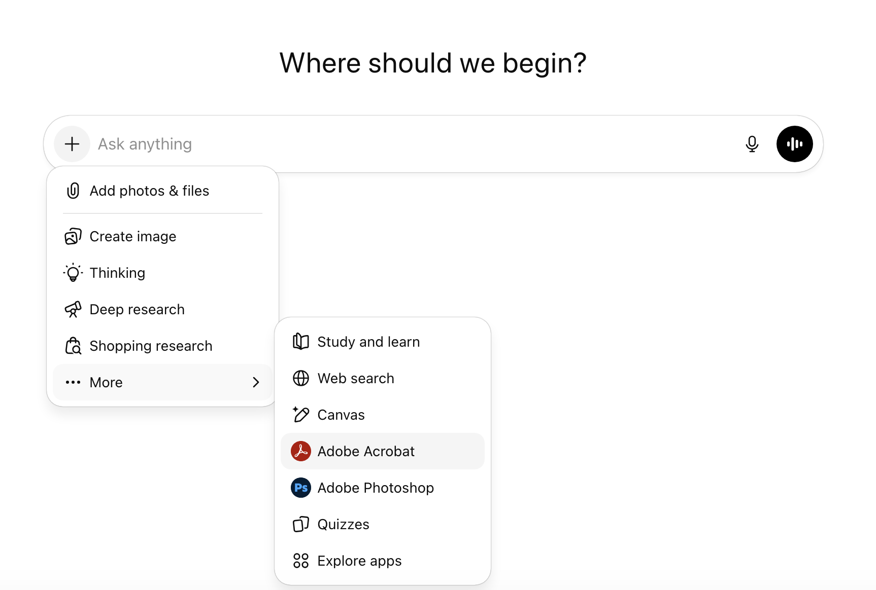 اپ‌های اضافه‌شده در برنامه چت جی پی تی