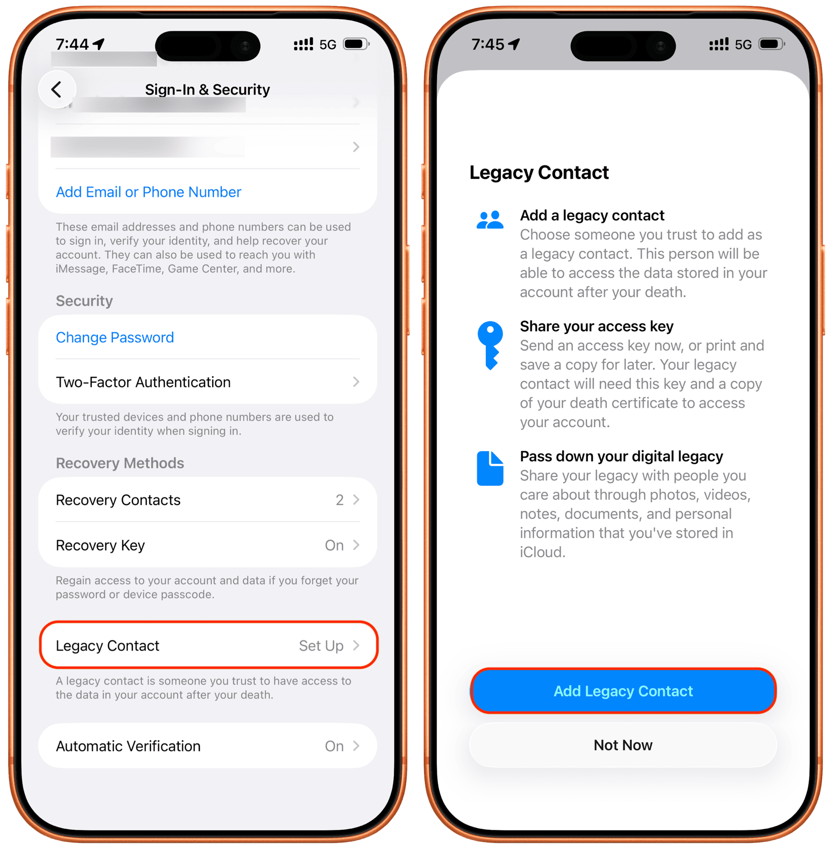 ورود به قابلیت لگاسی کانتنت