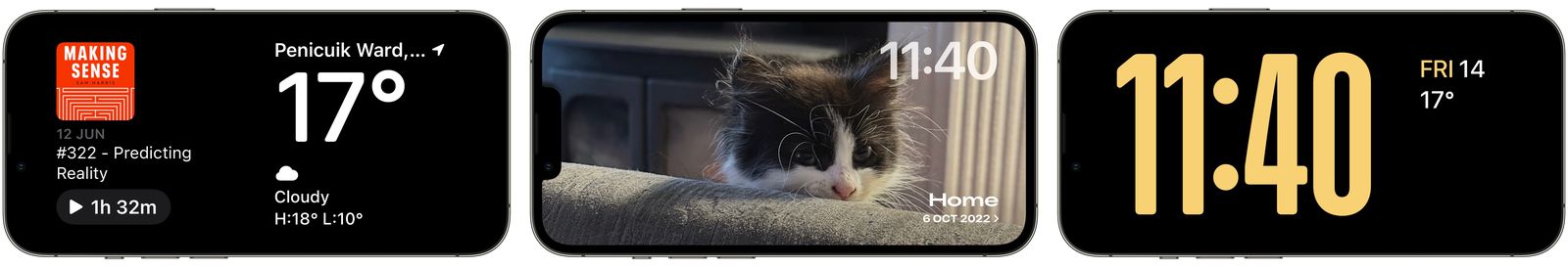 صفحههای پیشفرض استندبای مود