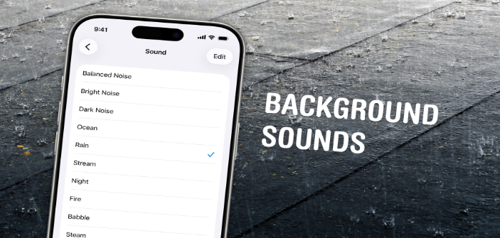 فعال کردن صدای پس‌زمینه یا Background Sounds در آیفون